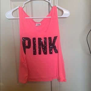 Pink workout shirt